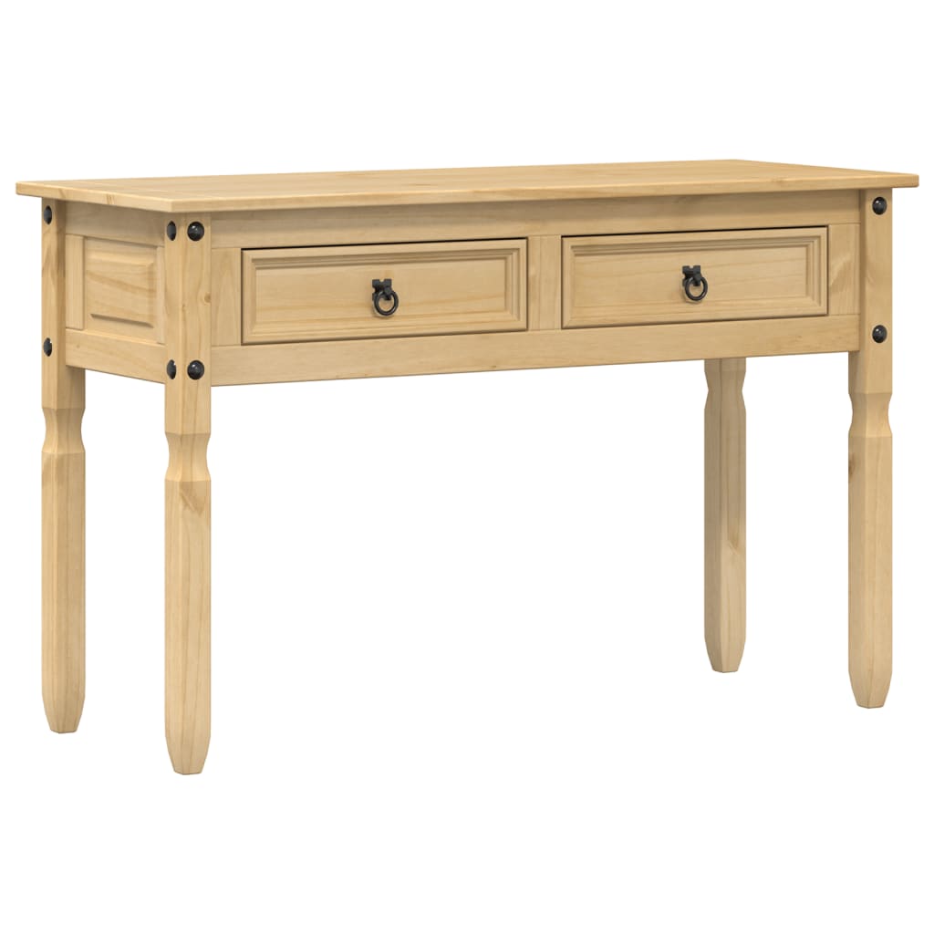 Mesa consola - mesa de entrada corona madera maciza de pino 115x46x73 cm