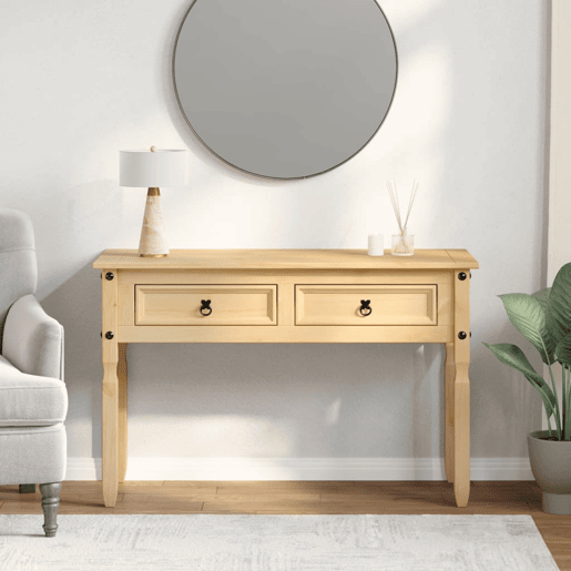 Mesa Consola - Mesa De Entrada Corona 115x46x73 cm madeira de pinho maciça