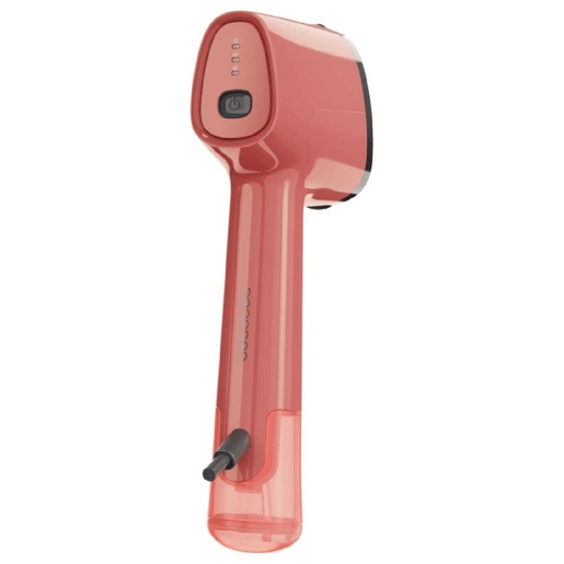 Ferro de passar roupa vertical Cecotec IronHero V-1500 Essential vermelho com base de cerâmica, potência de 1500 W e vapor