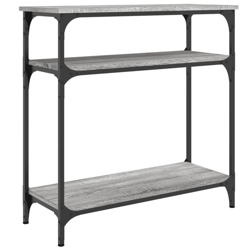 Mesa Consola - Mesa De Entrada 75x29x75 cm derivados de madeira cinzento sonoma