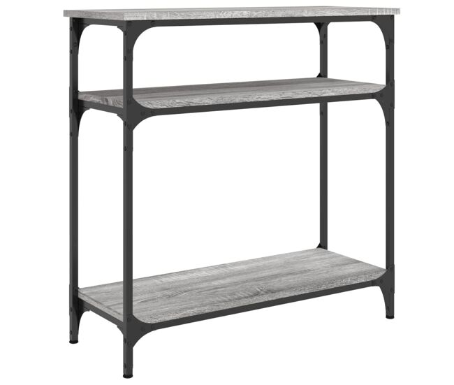 Mesa consola - mesa de entrada madera de ingeniería gris sonoma 75x29x75 cm