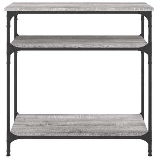 Mesa Consola - Mesa De Entrada 75x29x75 cm derivados de madeira cinzento sonoma