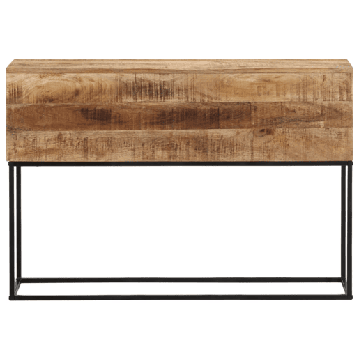 Mesa Consola - Mesa De Entrada 110x30x75 cm madeira mangueira Ɣspera maciƧaferro Mesa Consola - Mesa De Entrada 110x30x75 cm madeira mangueira Ɣspera maciƧaferro