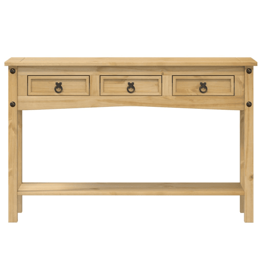 Mesa Consola - Mesa De Entrada Corona 114x34,5x73 cm madeira de pinho maciça