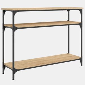 Mesa Consola - Mesa De Entrada 100x29x75 cm derivados de madeira carvalho sonoma