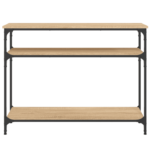 Mesa Consola - Mesa De Entrada 100x29x75 cm derivados de madeira carvalho sonoma