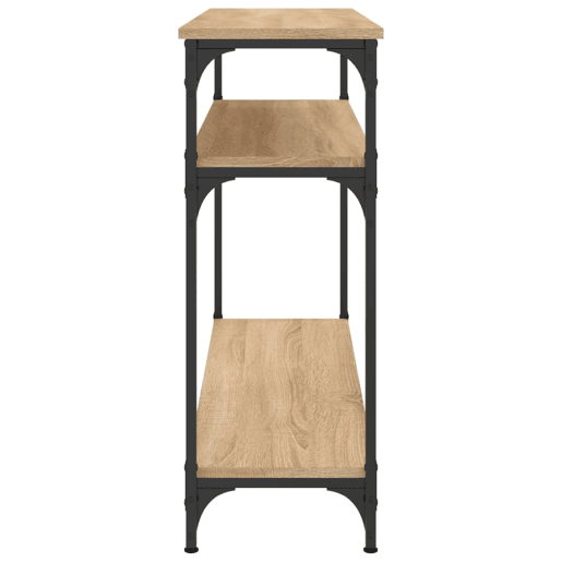 Mesa Consola - Mesa De Entrada 100x29x75 cm derivados de madeira carvalho sonoma