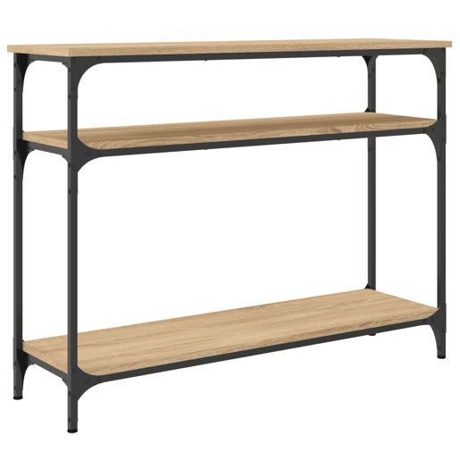 Mesa Consola - Mesa De Entrada 100x29x75 cm derivados de madeira carvalho sonoma
