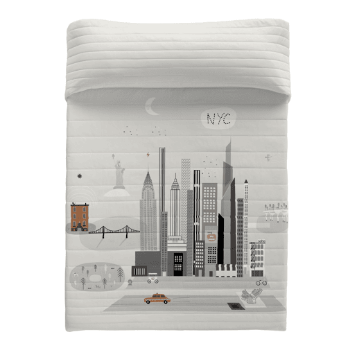 Haciendo el Indio - Colcha Bouti Estampada - Peso 70 Gramas - Cama 135150 - NYC
