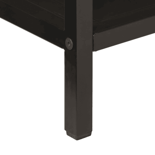 Mesa Consola - Mesa De Entrada 100x35x76cm madeira de mangueira maciça e ferro