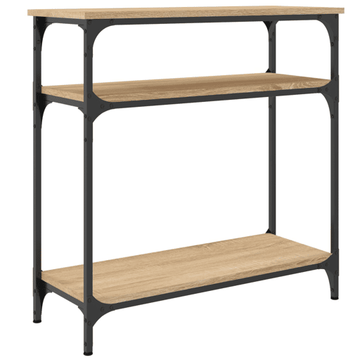 Mesa Consola - Mesa De Entrada 75x29x75 cm derivados de madeira carvalho sonoma