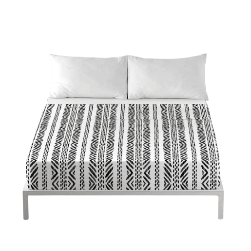ICEHOME - Conjunto de lençóis estampados de 2 peças para cama 90 - Algodão extra macio - Inclui lençol plano + 1 fronha - BOHO