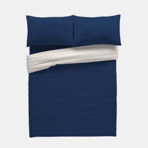 COLCHA BOUTI REVERSÍVEL BICOLOR AZUL 1L198 PEDRA CAMA 180
