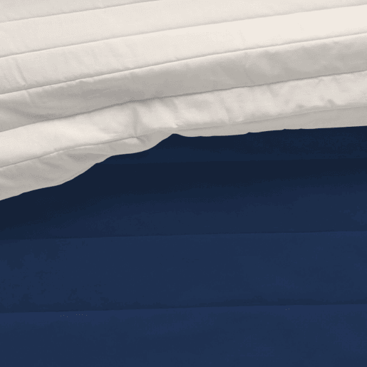 COLCHA BOUTI REVERSÍVEL BICOLOR AZUL 1L198 PEDRA CAMA 180