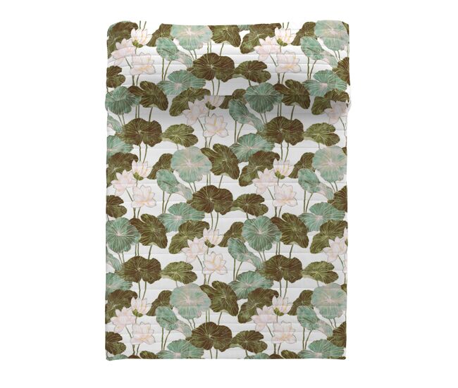 Naturals - colcha bouti estampado - gramaje 70 gramos - cama 150 - nufar