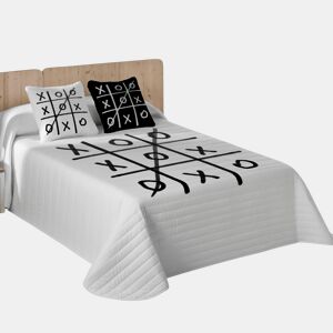 ICEHOME - Colcha Bouti Estampada - Peso 70 Gramas - Cama 90 - 3N STRIPE