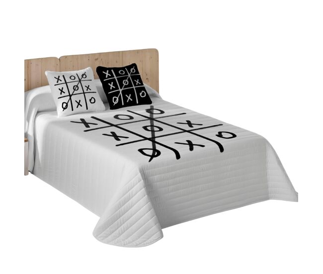 Icehome - colcha bouti estampado - gramaje 70 gramos - cama 90 - 3n raya