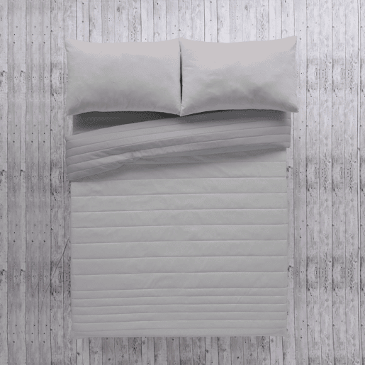 COLCHA BOUTI REVERSÍVEL BICOLOR CINZACINZA CLARO CAMA 180