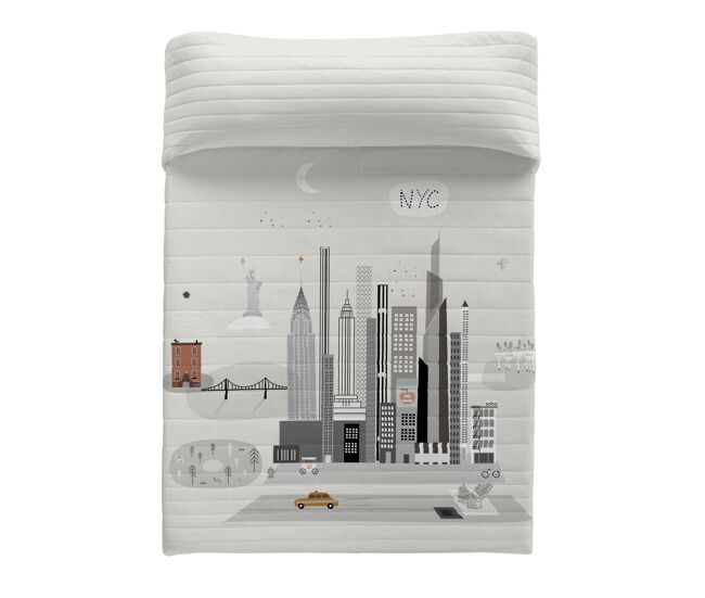 Haciendo el indio - colcha bouti estampado - gramaje 70 gramos - cama 90/105 - nyc