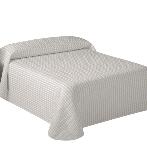 COLCHA BOUTI OXFORD BEIGE CAMA 135