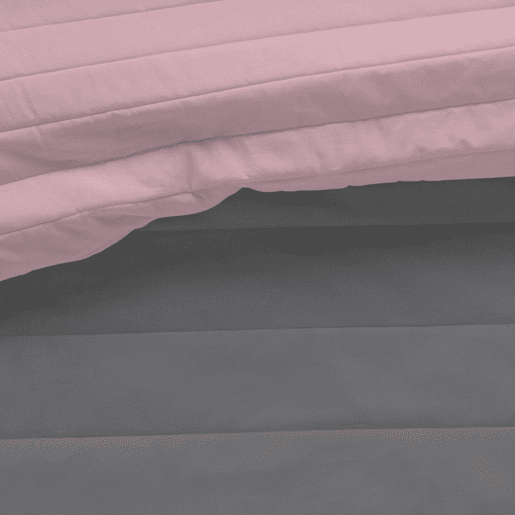 COLCHA BOUTI REVERSÍVEL BICOLOR ROSA VELHOL.807 CINZA CAMA 180