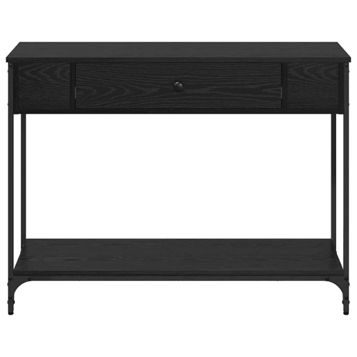 Mesa Consola - Mesa De Entrada Carvalho preto 100 x 34.5 x 75 cm Madeira processada Mesa Consola - Mesa De Entrada Carvalho preto 100 x 34.5 x 75 cm Madeira processada