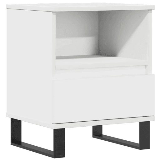 Mesa De Cabeceira - Mesinha De Cabeceira 40x35x50 cm derivados de madeira branco
