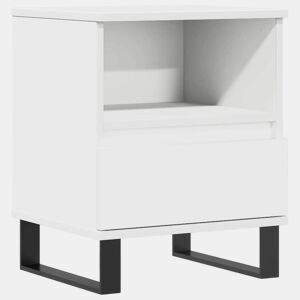 Mesa De Cabeceira - Mesinha De Cabeceira 40x35x50 cm derivados de madeira branco