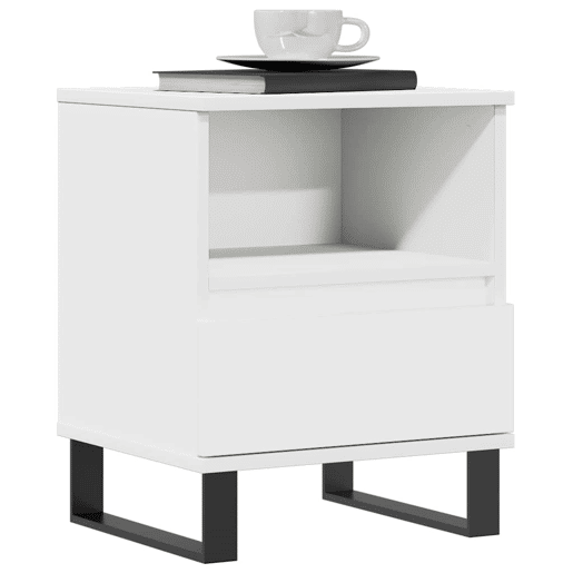 Mesa De Cabeceira - Mesinha De Cabeceira 40x35x50 cm derivados de madeira branco