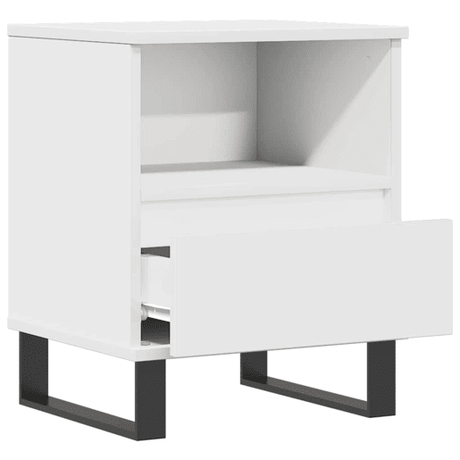 Mesa De Cabeceira - Mesinha De Cabeceira 40x35x50 cm derivados de madeira branco