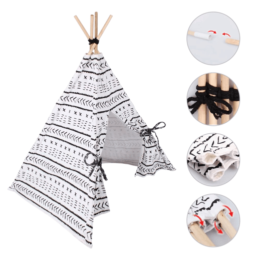 Tenda Tenda para Animais de Estimação Well Home 56x56x74cm