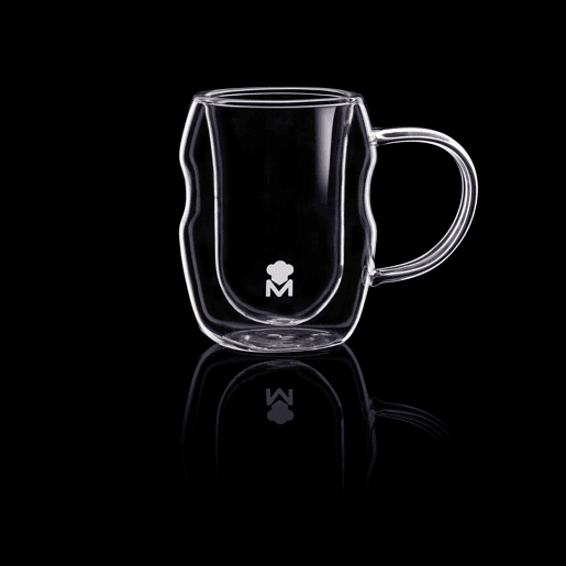Conjunto de 4 copos MIXOLOGY de parede dupla em MasterPRO Conjunto de 4 copos MIXOLOGY de parede dupla em MasterPRO