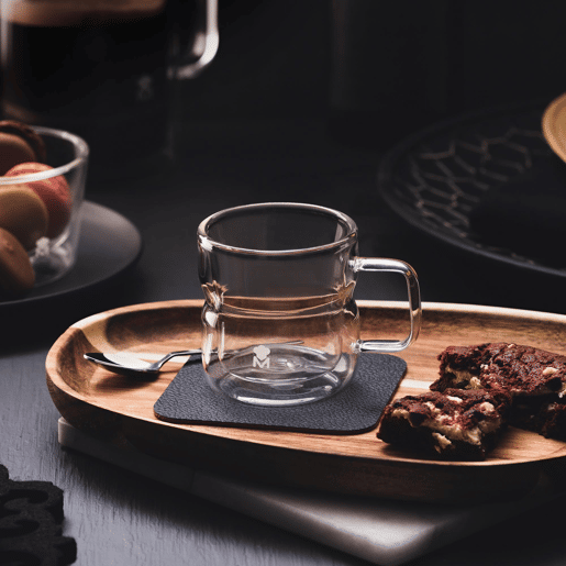 Conjunto de 4 copos MIXOLOGY de parede dupla em MasterPRO Conjunto de 4 copos MIXOLOGY de parede dupla em MasterPRO