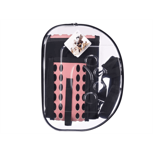 WELL HOME - Porta-animais dobrável grande 43x4x33cm Rosa