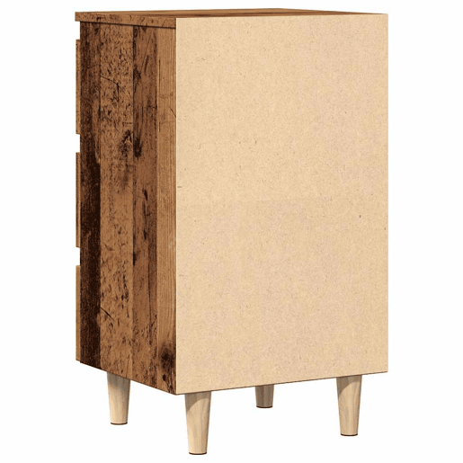 Mesa De Cabeceira - Mesinha De Cabeceira madeira velha 40x35x69 cm madeira trabalhada