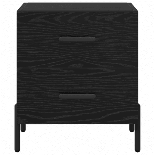 Mesa De Cabeceira - Mesinha De Cabeceira Carvalho preto 40 x 35 x 47,5 cm