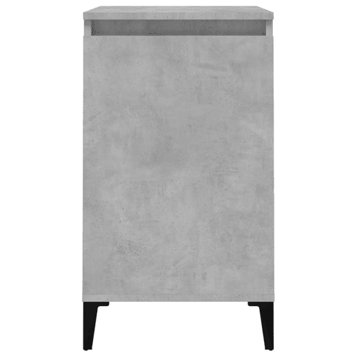 Mesa De Cabeceira - Mesinha De Cabeceira 40x35x70 cm derivados madeira cinza cimento