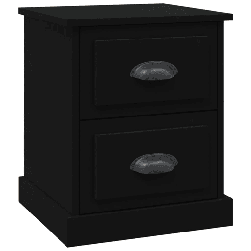 Mesa De Cabeceira - Mesinha De Cabeceira 39x39x47,5 cm derivados de madeira preto