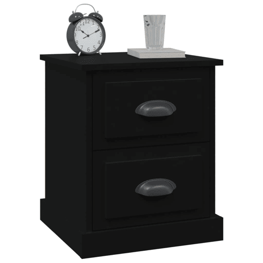 Mesa De Cabeceira - Mesinha De Cabeceira 39x39x47,5 cm derivados de madeira preto