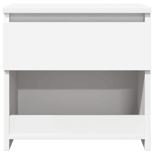 Mesa De Cabeceira - Mesinha De Cabeceira 40x30x39 cm contraplacado branco