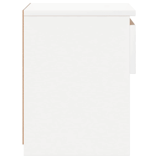 Mesa De Cabeceira - Mesinha De Cabeceira 40x30x39 cm contraplacado branco