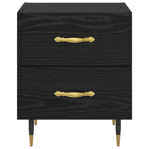 Mesa De Cabeceira - Mesinha De Cabeceira Carvalho preto 40 x 35 x 47,5 cm