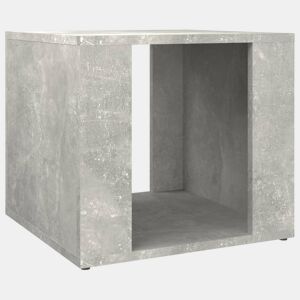 Mesa De Cabeceira - Mesinha De Cabeceira 41x40x36cm derivados madeira cinzento-cimento