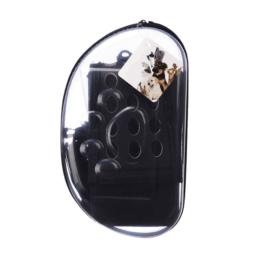 WELL HOME - Pequeno transportador dobrável para animais de estimação 37x7,5x22 Preto