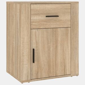 Mesa De Cabeceira - Mesinha De Cabeceira 50x36x60 cm derivados madeira carvalho sonoma