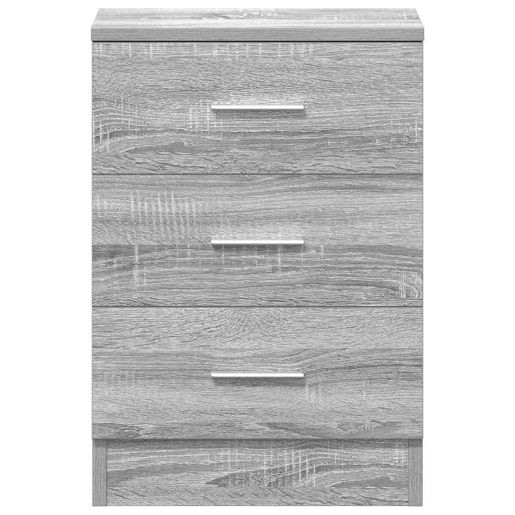 Mesa De Cabeceira Mesinha De Cabeceira - 38x35x56 cm derivados de madeira cinzento sonoma