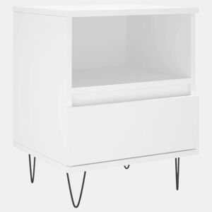 Mesa De Cabeceira - Mesinha De Cabeceira 40x35x50 cm derivados de madeira branco