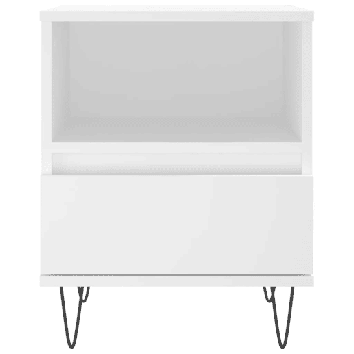 Mesa De Cabeceira - Mesinha De Cabeceira 40x35x50 cm derivados de madeira branco