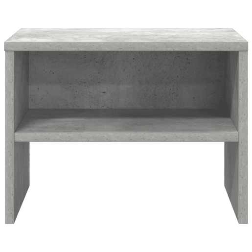 Mesa De Cabeceira - Mesinha De Cabeceira 40x30x30 cm contraplacado cinzento cimento