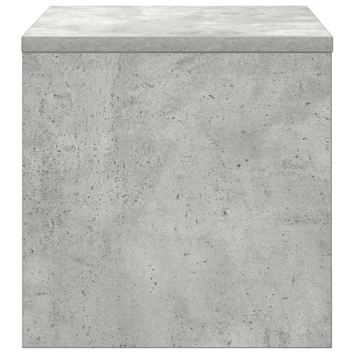 Mesa De Cabeceira - Mesinha De Cabeceira 40x30x30 cm contraplacado cinzento cimento